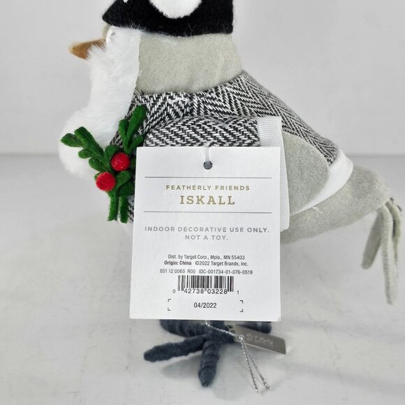 Target Wondershop Featherly Friends Bird Winter Decorative Figurine 2022 Iskall - Picture 7 of 9
